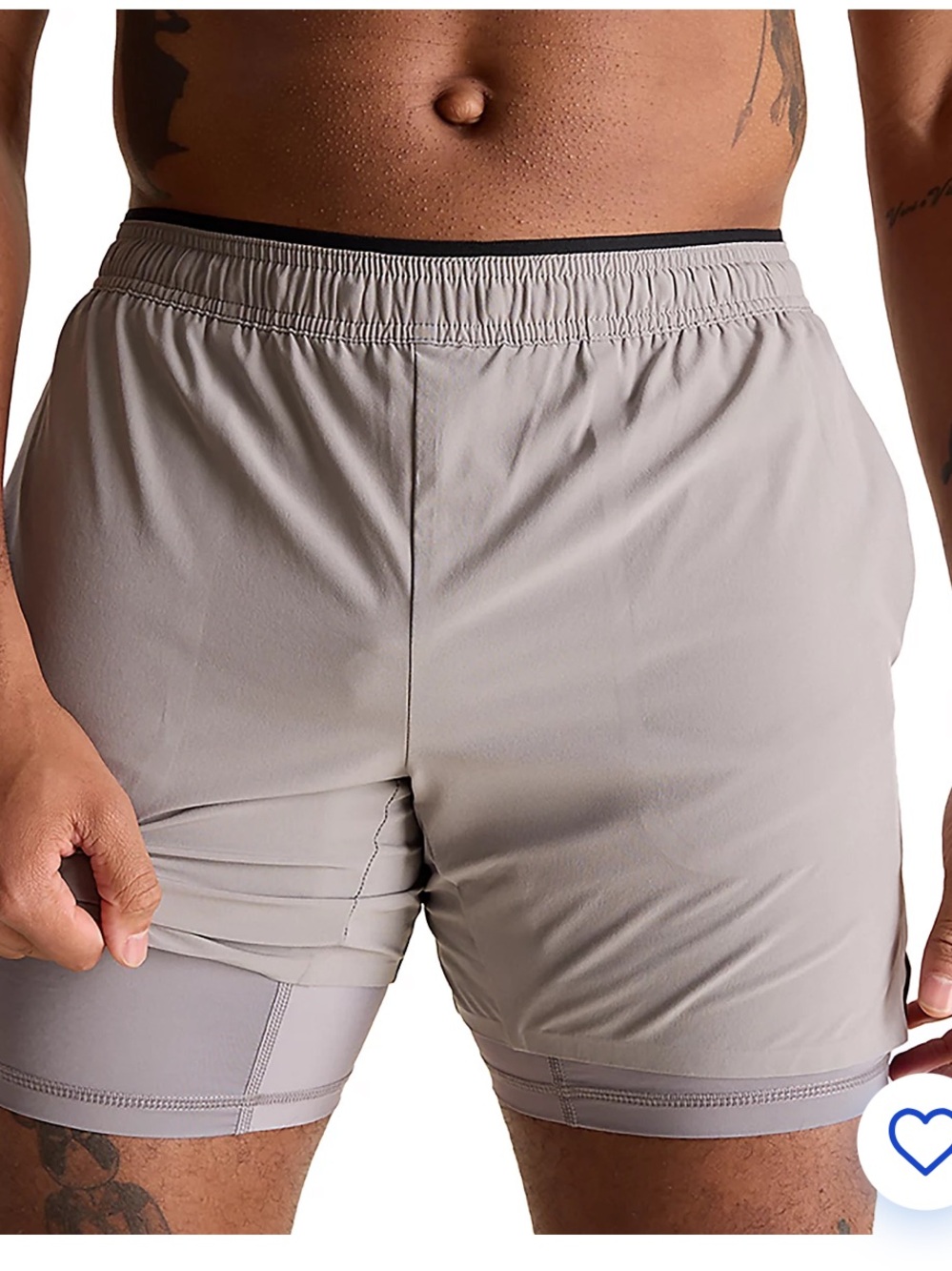 NWT Chubbies Men's The Gray Decembers Ultimate Training Shorts 5.5 In Sz S